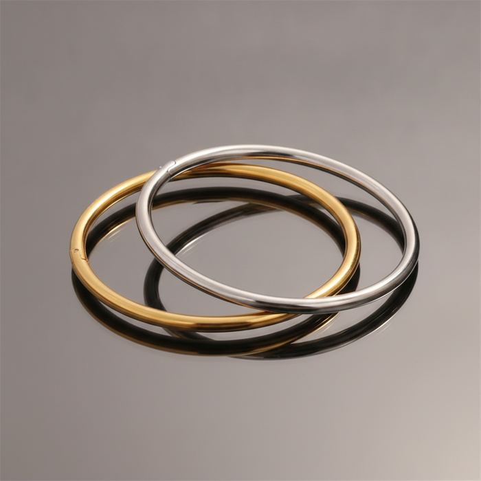 Elegant Gold & Silver Bracelet